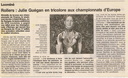 Julie Guegan en équipe de France 1998
