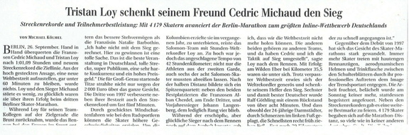 Berliner Zeitung 27 sept 1999